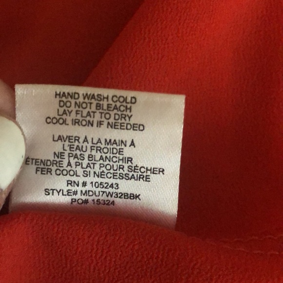 Coral and Floral Maxi Dress- Medium - Picture 5 of 5